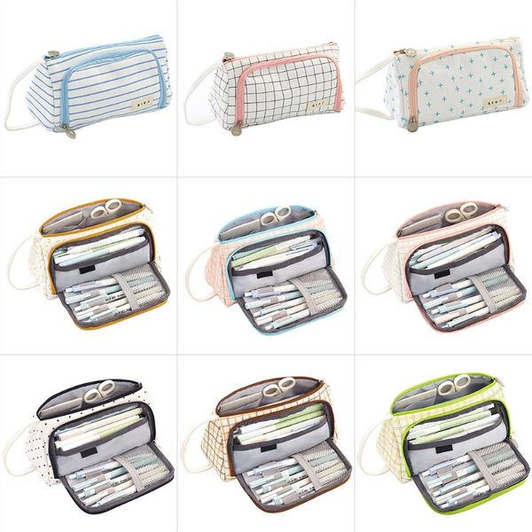 plaid pencil case multifunction portable large capacity simple storage bag lhb99 bags
plaid pencil case multifunction portable large capacity simple storage bag lhb99 bags