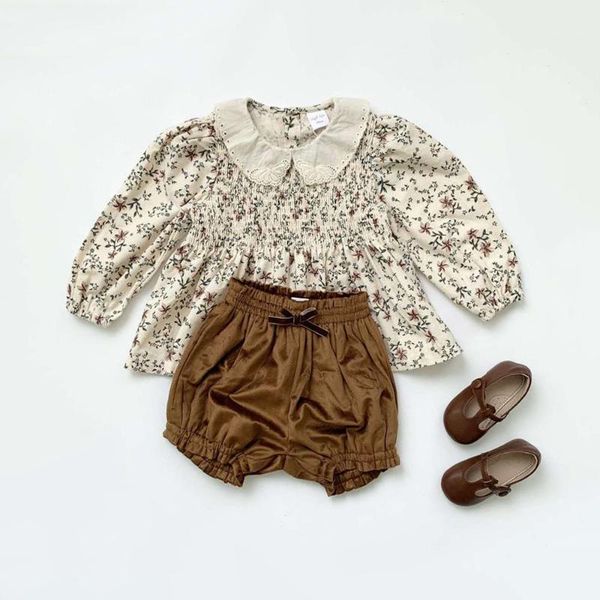 clothing sets 2 pcs baby girl clothes set vintage floral cotton t shirt + shorts soring autumn outfits for 0-3y1, White
clothing sets 2 pcs baby girl clothes set vintage floral cotton t shirt + shorts soring autumn outfits for 0-3y1, White