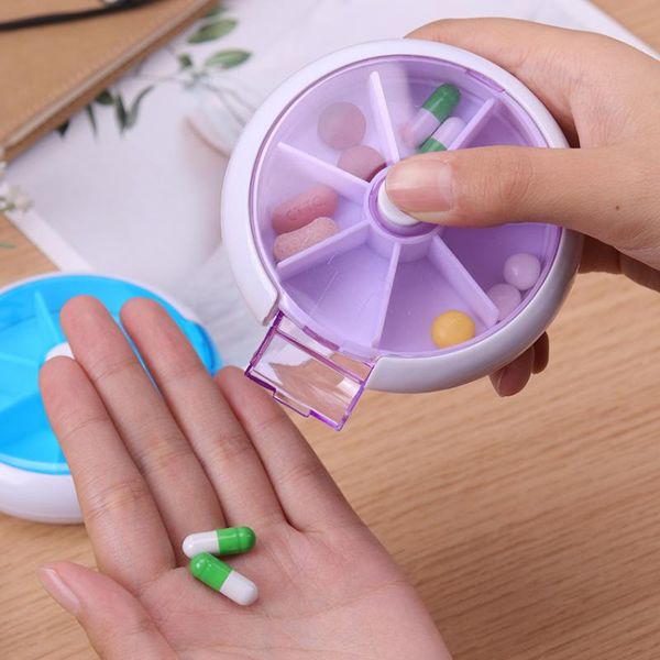 outdoor gadgets 1pc weekly rotating box travel case splitter organizer 7 lattices container dispenser
outdoor gadgets 1pc weekly rotating box travel case splitter organizer 7 lattices container dispenser