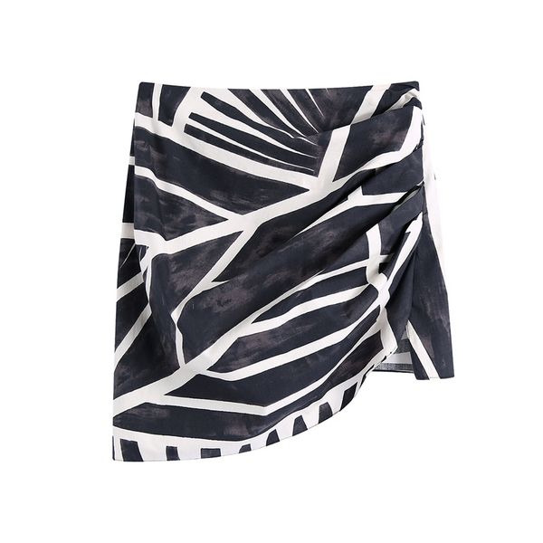 asymmetrical printing short skirt for women summer folds slim lady tie dye chic elegant female 210430, Black
asymmetrical printing short skirt for women summer folds slim lady tie dye chic elegant female 210430, Black