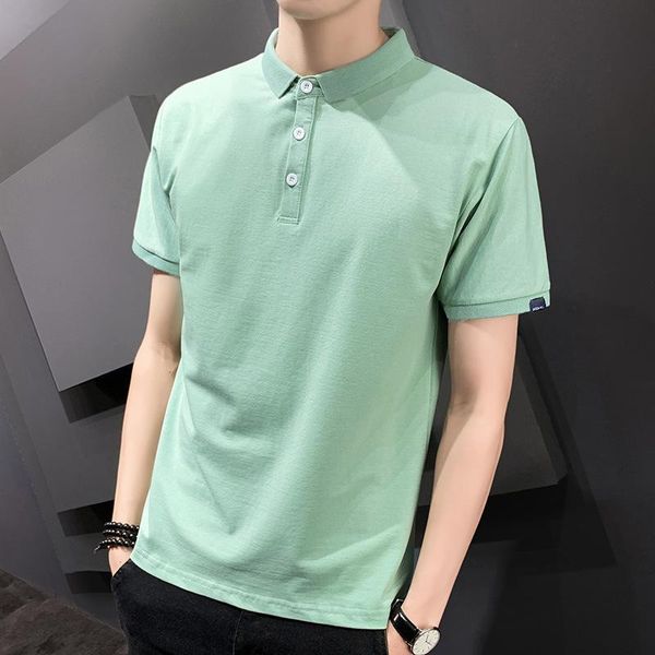 men's polos linling summer fashion short-sleeved lapel shirt pure color casual self-cultivation youth tide brand, White;black
men's polos linling summer fashion short-sleeved lapel shirt pure color casual self-cultivation youth tide brand, White;black