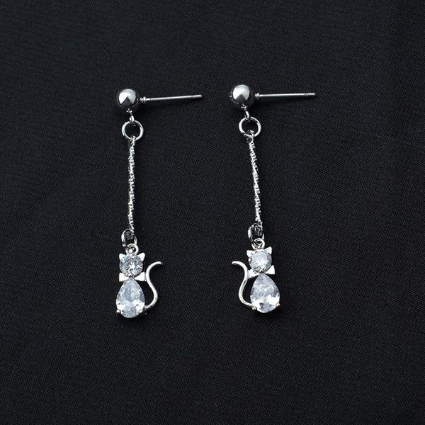 zi.sen fashion cute animal drop earring silver color crystal long geometric cubic zirconia rhinestone dangle earrings for women & chandelier
zi.sen fashion cute animal drop earring silver color crystal long geometric cubic zirconia rhinestone dangle earrings for women & chandelier