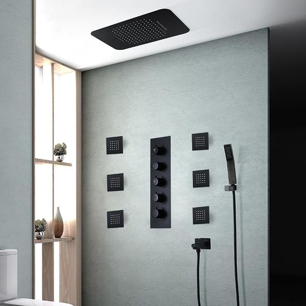 boenn luxury shower systems set high pressure rain led showerheads music panel thermostatic mixer brass bathroom faucet sets
boenn luxury shower systems set high pressure rain led showerheads music panel thermostatic mixer brass bathroom faucet sets
