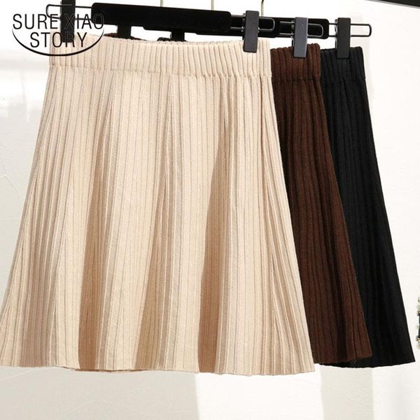 high waist a-line skirt women knitted pleated skirts autumn winter casual 2021 solid female chic bubble jupe femme 10368, Black
high waist a-line skirt women knitted pleated skirts autumn winter casual 2021 solid female chic bubble jupe femme 10368, Black