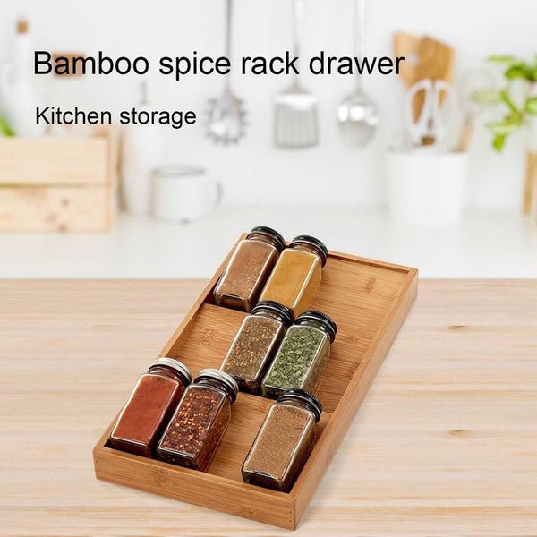 storage drawers 3 layers kitchen spice rack bamboo cabinet drawer tray box 38x20cm for supplies
storage drawers 3 layers kitchen spice rack bamboo cabinet drawer tray box 38x20cm for supplies