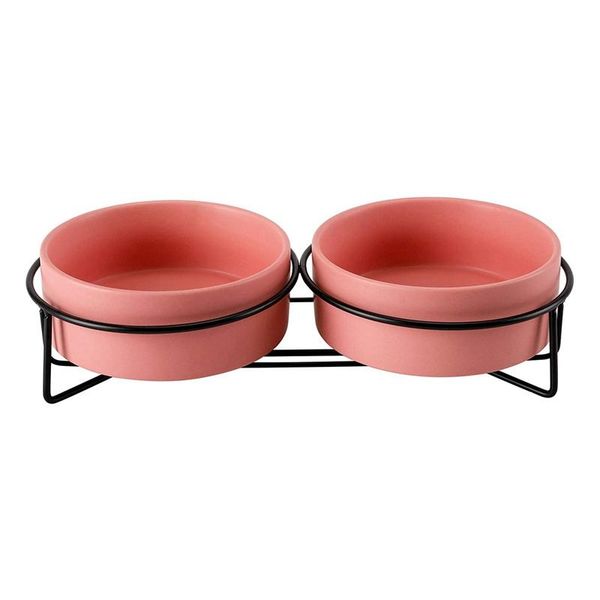 raised cat bowls ceramic double and water bowl set with iron stands for cats small dogs anti vomiting & feeders
raised cat bowls ceramic double and water bowl set with iron stands for cats small dogs anti vomiting & feeders