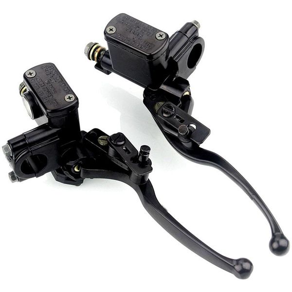 motorcycle brakes 1 pair 22mm brake cylinder hydraulic pump clutch left right lever for dirt pit bike atv quad moped 50-250cc 
motorcycle brakes 1 pair 22mm brake cylinder hydraulic pump clutch left right lever for dirt pit bike atv quad moped 50-250cc