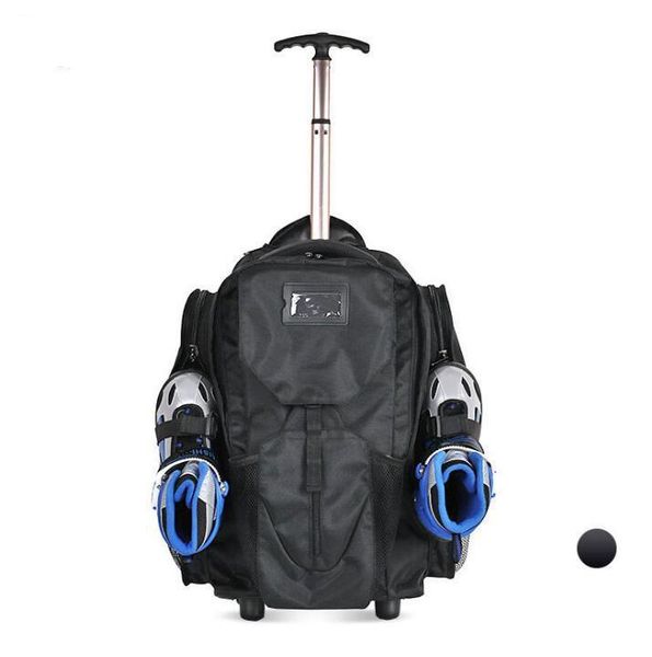 duffel bags men wheeled backpack bag trolley on wheels skating roller with rolling luggage travel