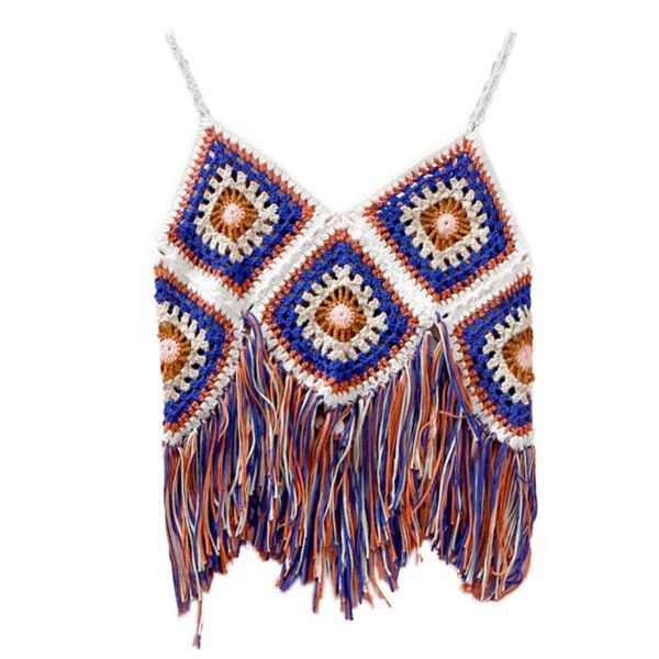 women's tanks & camis women crochet knit camisole multicolor plaid rhombus pattern boho crop v-neck tassel beach sleeveless vest sh, White
women's tanks & camis women crochet knit camisole multicolor plaid rhombus pattern boho crop v-neck tassel beach sleeveless vest sh, White