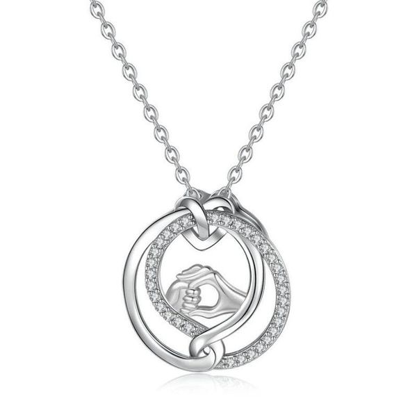 pendant necklaces fashion shining cubic zirconia mom baby necklace original for mother's birthday days gift family jewelry, Silver
pendant necklaces fashion shining cubic zirconia mom baby necklace original for mother's birthday days gift family jewelry, Silver