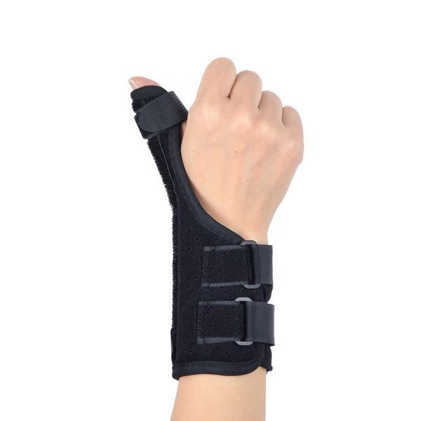 wrist support breathable guard relieve tenosynovitis fixed protective tool soft for thumb sprain fracture, Black;red
wrist support breathable guard relieve tenosynovitis fixed protective tool soft for thumb sprain fracture, Black;red