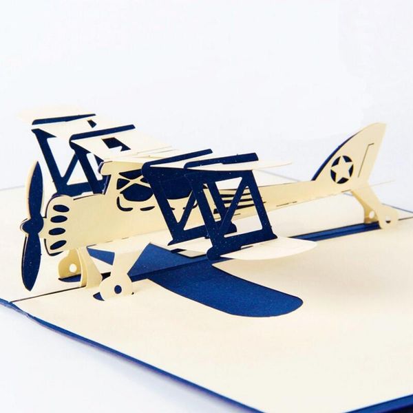 greeting cards handmade 3d aircraft model up kirigami birthday postcard invitation card paper crafts xmas gifts 3pcs/lot
greeting cards handmade 3d aircraft model up kirigami birthday postcard invitation card paper crafts xmas gifts 3pcs/lot