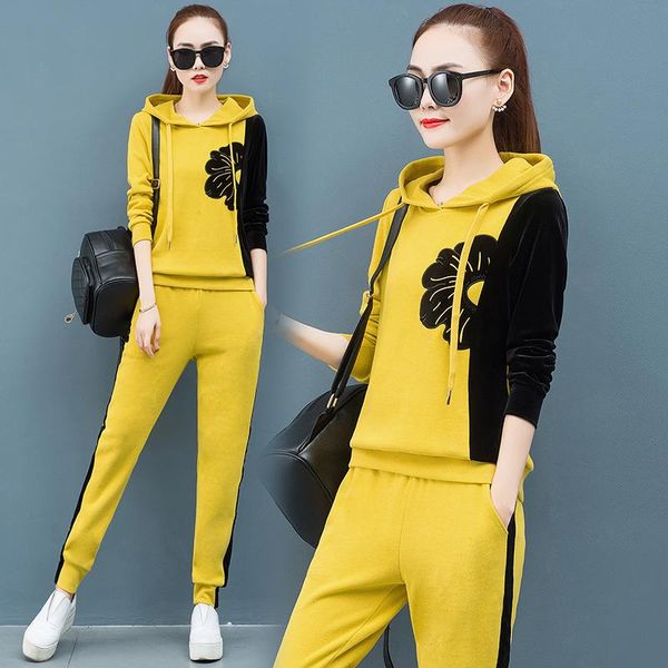 women's tracksuits autumn spring hoodies pants pleuche couture designer fashion leisure sport suit with hood fleece two-piece clothing, Gray
women's tracksuits autumn spring hoodies pants pleuche couture designer fashion leisure sport suit with hood fleece two-piece clothing, Gray