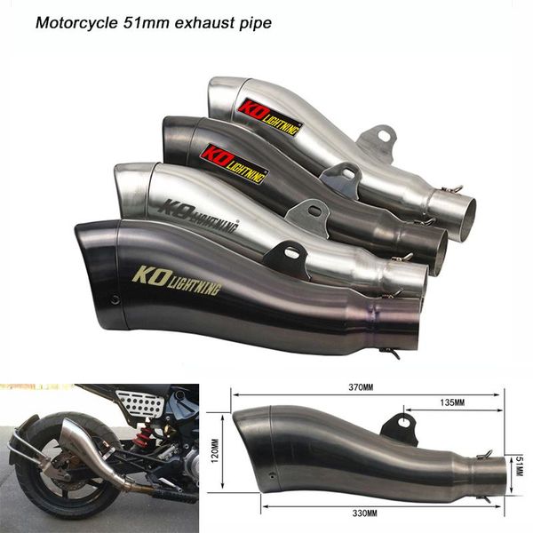 motorcycle exhaust system 38-51mm heade vent tip pipe removable db killer refit stainless steel muffler tubes silp on
motorcycle exhaust system 38-51mm heade vent tip pipe removable db killer refit stainless steel muffler tubes silp on