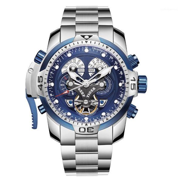 reef tiger luxury men watch,mens automatic watches mechanical wristwatch waterproof sport luminous sapphire steel strap rga3503 wristwatches, Slivery;brown
reef tiger luxury men watch,mens automatic watches mechanical wristwatch waterproof sport luminous sapphire steel strap rga3503 wristwatches, Slivery;brown