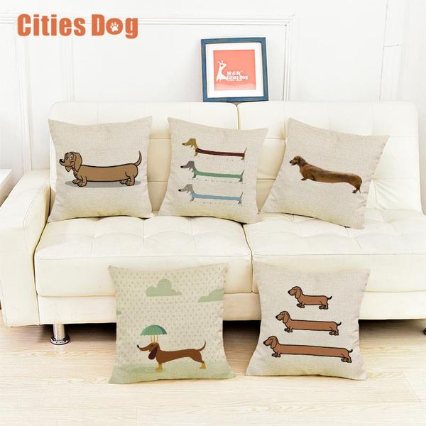 dog dachshund decorative cushion pillows cojines coussin para el hogar decoracion linen animal 45x45cm throw car pillow almofada cushion/dec
dog dachshund decorative cushion pillows cojines coussin para el hogar decoracion linen animal 45x45cm throw car pillow almofada cushion/dec