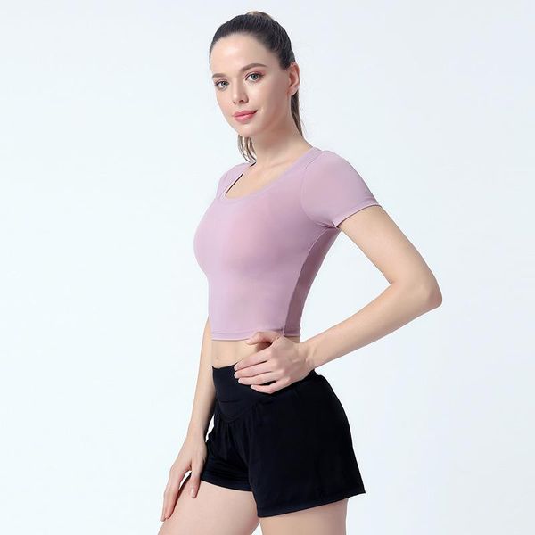 yoga outfit cross-border clothes short-sleeved sports fitness round neck t-shirt women summer thin tights
yoga outfit cross-border clothes short-sleeved sports fitness round neck t-shirt women summer thin tights