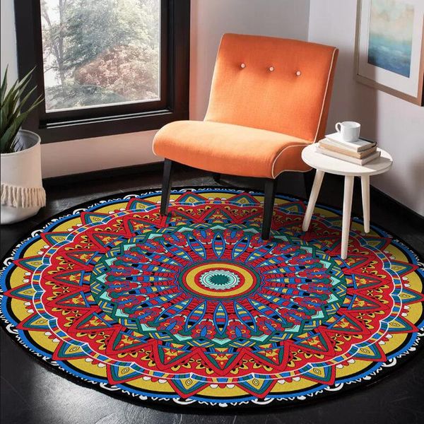 carpets bohemian colored mandala ethnic style living room bedroom hanging basket chair non-slip round mat carpet
carpets bohemian colored mandala ethnic style living room bedroom hanging basket chair non-slip round mat carpet