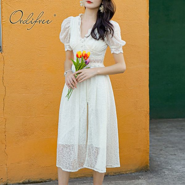 summer vintage women party short sleeve split white lace tunic beach dress 210415, Black;gray
summer vintage women party short sleeve split white lace tunic beach dress 210415, Black;gray