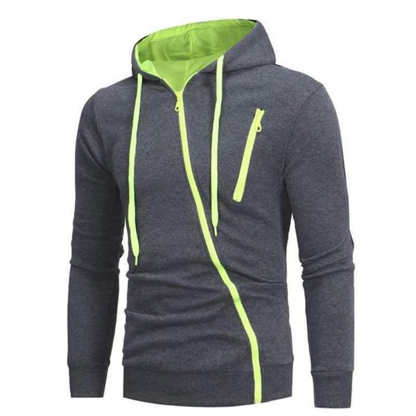 men's hoodies & sweatshirts autumn men contrast colors long sleeve cardigan slim oblique zipper winter coat sweatshirt for male, Black
men's hoodies & sweatshirts autumn men contrast colors long sleeve cardigan slim oblique zipper winter coat sweatshirt for male, Black