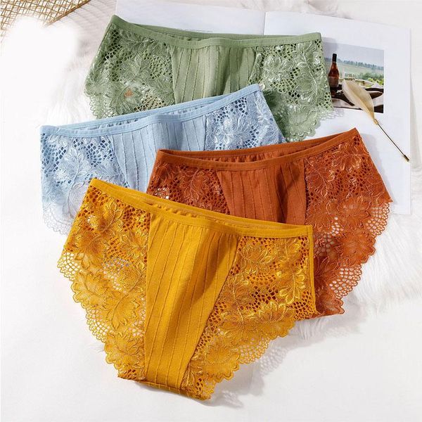 1pcs/pack women lace panties underwear briefs l xl cotton crotch mid-rise soft lingerie ladies women's, Black;pink
1pcs/pack women lace panties underwear briefs l xl cotton crotch mid-rise soft lingerie ladies women's, Black;pink