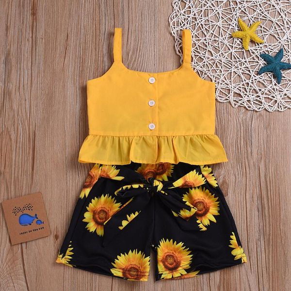 clothing sets two pieces cotton girls summer vest sleeveless children fashion clothes suit casual floral outfits, White
clothing sets two pieces cotton girls summer vest sleeveless children fashion clothes suit casual floral outfits, White