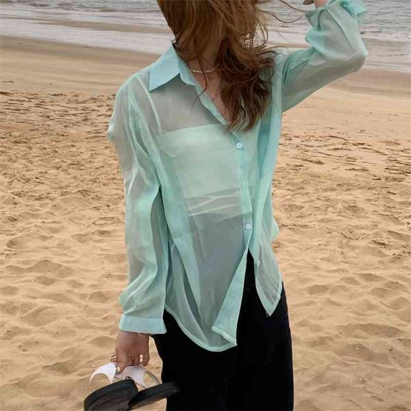 women's blouses & shirts oversize summer solid sunscreen casual basic thin ol streetwear all match short sleeves chic s3i1, White
women's blouses & shirts oversize summer solid sunscreen casual basic thin ol streetwear all match short sleeves chic s3i1, White
