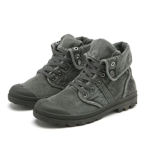 men canvas shoes high ankle boots military tactical male boots mens sneakers all seasons men women casual shoes, Black
men canvas shoes high ankle boots military tactical male boots mens sneakers all seasons men women casual shoes, Black