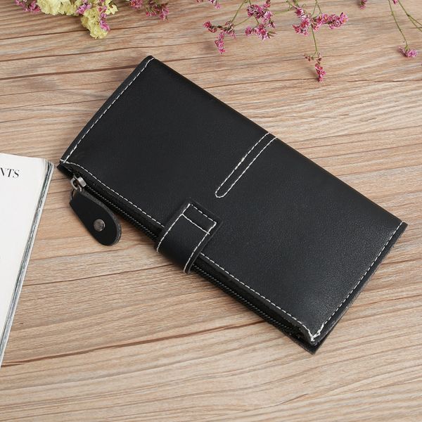 pu leather long simple buckle multi card position zipper envelope wallet mobile phone bag women's clutch, Red;black
pu leather long simple buckle multi card position zipper envelope wallet mobile phone bag women's clutch, Red;black