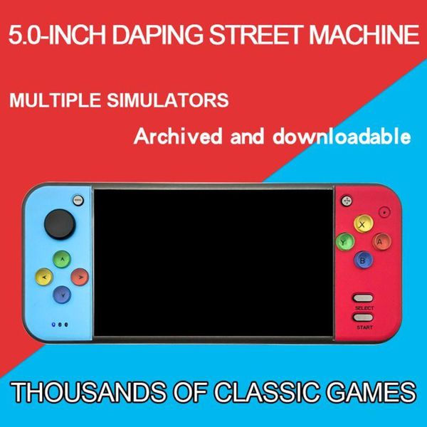 mini portable 5 inch retro game console 360° joystick handheld machine host support high definition tv output for psp players
mini portable 5 inch retro game console 360° joystick handheld machine host support high definition tv output for psp players