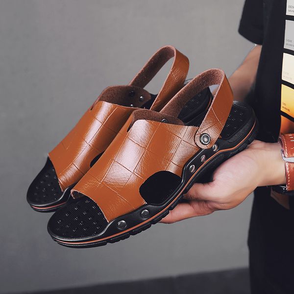 summer cross-border sandals 2021 mens large size breathable casual trend two-user outdoor beach sandal code 40hd-1998, Black
summer cross-border sandals 2021 mens large size breathable casual trend two-user outdoor beach sandal code 40hd-1998, Black