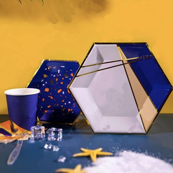 40pcs blue gold confetti disposable tableware set paper plates cup napkin baby birthday party decor shower christmas dinnerware
40pcs blue gold confetti disposable tableware set paper plates cup napkin baby birthday party decor shower christmas dinnerware