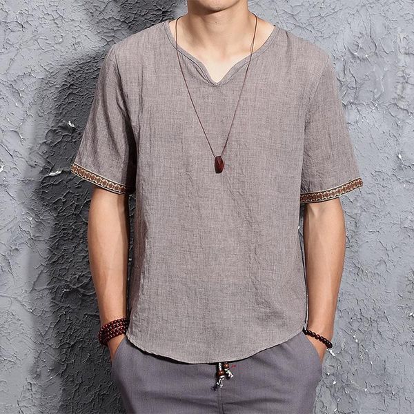ethnic clothing men chinese traditional tang suit cotton linen tee shirt male oriental loose blouse national wushu costume, Red
ethnic clothing men chinese traditional tang suit cotton linen tee shirt male oriental loose blouse national wushu costume, Red