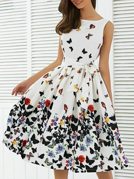 fashion butterfly floral vintage women dress pleat swing summer sleeveless zipper sashes light elegant and fresh, Black;gray
fashion butterfly floral vintage women dress pleat swing summer sleeveless zipper sashes light elegant and fresh, Black;gray