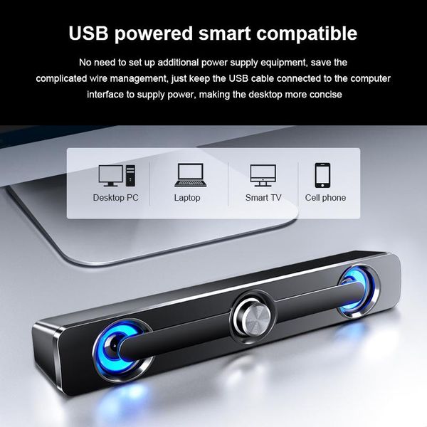 smart home control usb wired speaker sound bar stereo bass subwoofer audio aux surround box for computer tv pc lap2021
smart home control usb wired speaker sound bar stereo bass subwoofer audio aux surround box for computer tv pc lap2021