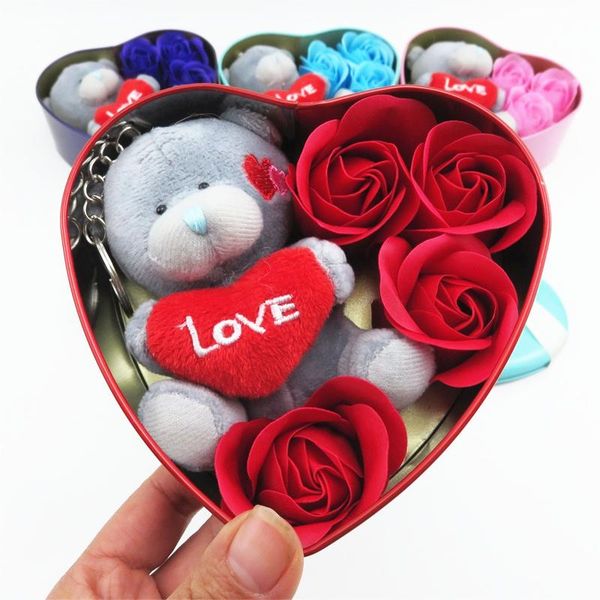 decorative flowers & wreaths handmade teddy bear with heart soap roses stuffed animals small bouquets gift box valentine's birthday chr
decorative flowers & wreaths handmade teddy bear with heart soap roses stuffed animals small bouquets gift box valentine's birthday chr