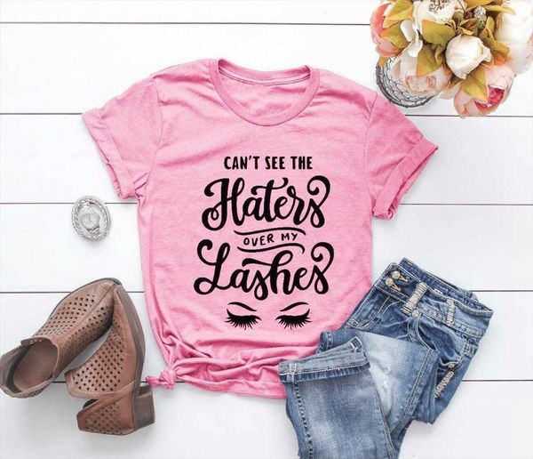 cant see the haters womens t shirt over my lashes artist eyelashes funny graphic women fashion tee tumblr slogan goth, White
cant see the haters womens t shirt over my lashes artist eyelashes funny graphic women fashion tee tumblr slogan goth, White