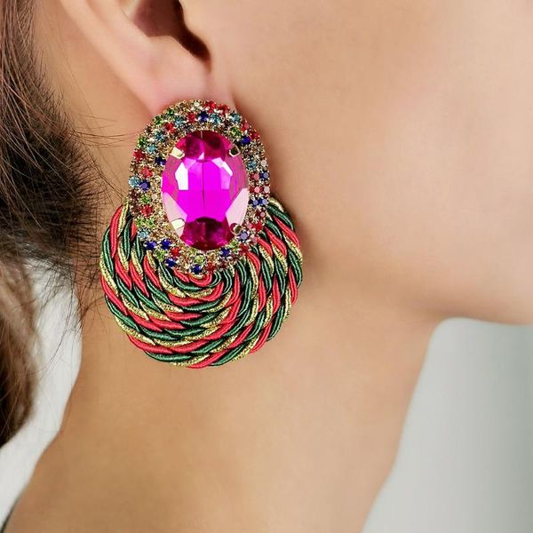 dangle & chandelier manilai 2021 style colorful crystal earrings rhinestones handmade round drop earring fashion jewelry accessories for wom, Silver
dangle & chandelier manilai 2021 style colorful crystal earrings rhinestones handmade round drop earring fashion jewelry accessories for wom, Silver