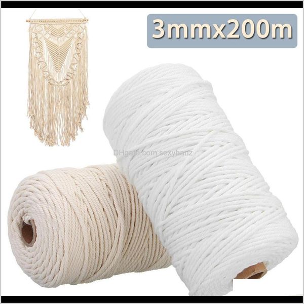 yarn clothing fabric apparel drop delivery 2021 cotton cord rope for diy home textile craft bohemian rame boho string handmade decorative ac, Black;white
yarn clothing fabric apparel drop delivery 2021 cotton cord rope for diy home textile craft bohemian rame boho string handmade decorative ac, Black;white