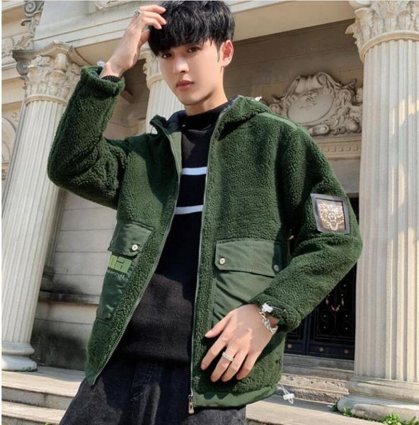 men's jackets 2021 jacket autumn winter lamb zipper cardigan thicken warm clothes, Black;brown
men's jackets 2021 jacket autumn winter lamb zipper cardigan thicken warm clothes, Black;brown