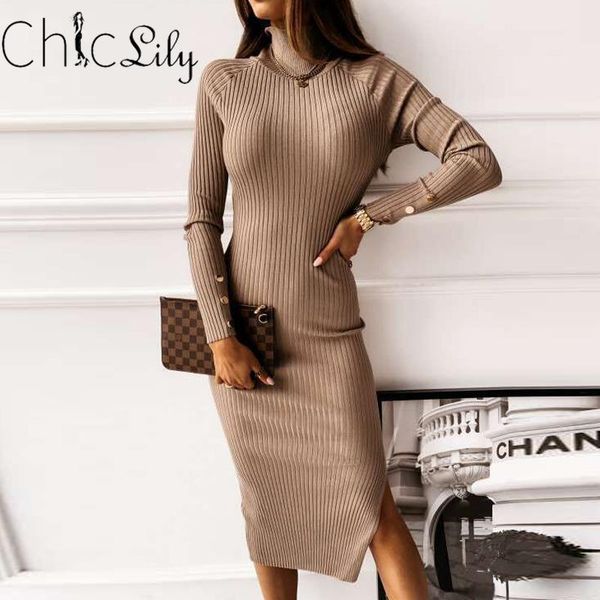 chiclily backlesslong sleeve solid dress open back sweater dresses autumn winter slim bodycon casual, Black;gray
chiclily backlesslong sleeve solid dress open back sweater dresses autumn winter slim bodycon casual, Black;gray