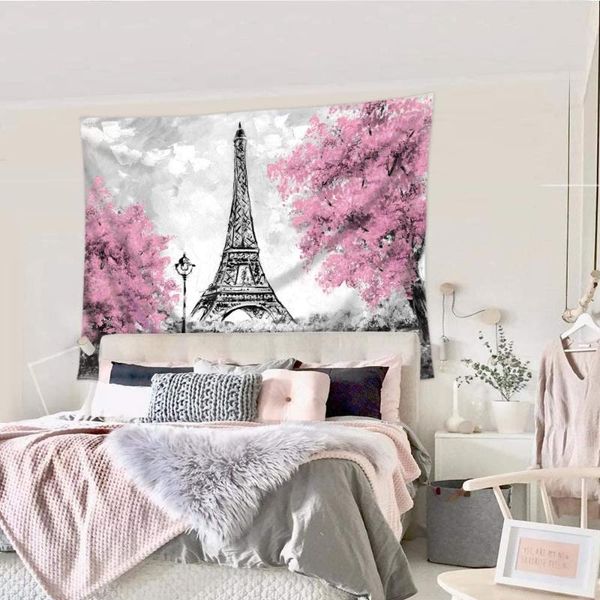 tapestries eiffel tower pink tress tapestry oil painting paris modern european city landscape france black gray art wall hanging
tapestries eiffel tower pink tress tapestry oil painting paris modern european city landscape france black gray art wall hanging
