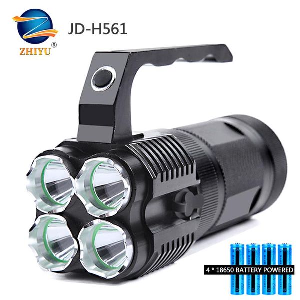 powerful led portable spotlights searchlight with 4*l2 lamp bead powered by 4 18650 batteries for camping expeditions lanterns
powerful led portable spotlights searchlight with 4*l2 lamp bead powered by 4 18650 batteries for camping expeditions lanterns