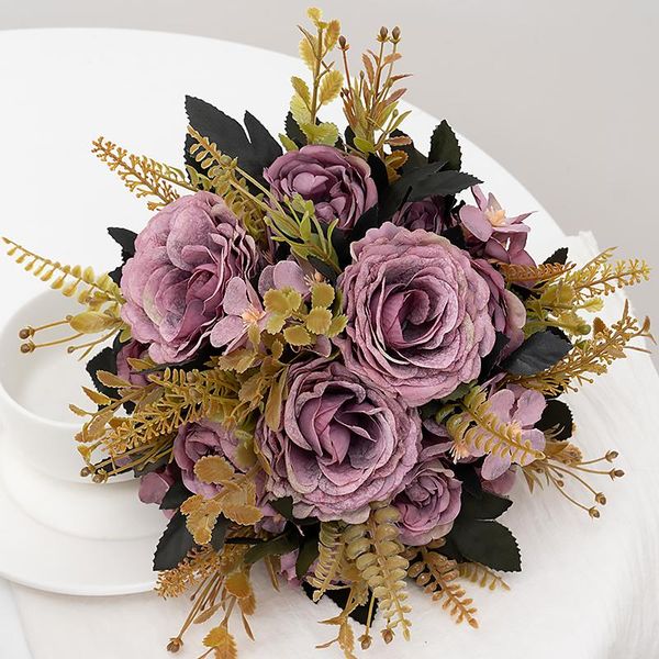 decorative flowers & wreaths retro silk artificial rose diy autumn wedding home decoration christmas arrangement fake peony hydrangea bride
decorative flowers & wreaths retro silk artificial rose diy autumn wedding home decoration christmas arrangement fake peony hydrangea bride
