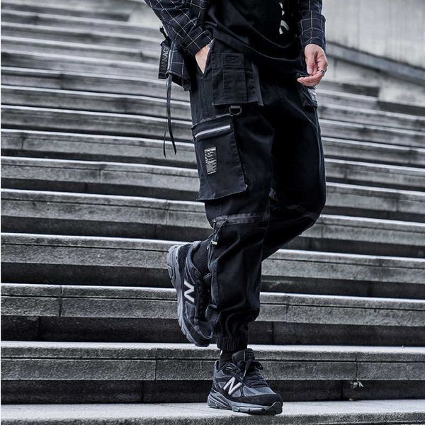 men's pants multi-pocket cargo harem joggers sweatpants trousers men drawstring harajuku hip hop streetwear 77w9 x84b, Black
men's pants multi-pocket cargo harem joggers sweatpants trousers men drawstring harajuku hip hop streetwear 77w9 x84b, Black