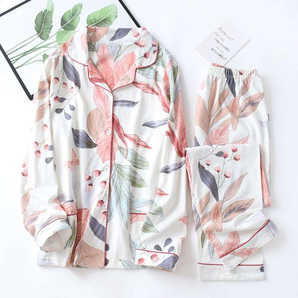 sleepwear 2021 women's long-sleeve shirt autumn 100% cotton knitted pajamas set turn-down collar sheets printing loungewear pyjamas s4k, Black;red
sleepwear 2021 women's long-sleeve shirt autumn 100% cotton knitted pajamas set turn-down collar sheets printing loungewear pyjamas s4k, Black;red
