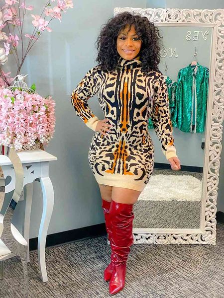 jumpsuits,rompers beautiful trend big size autumn 2021 high collar slim thickened leopard print pattern knitted skirt
jumpsuits,rompers beautiful trend big size autumn 2021 high collar slim thickened leopard print pattern knitted skirt