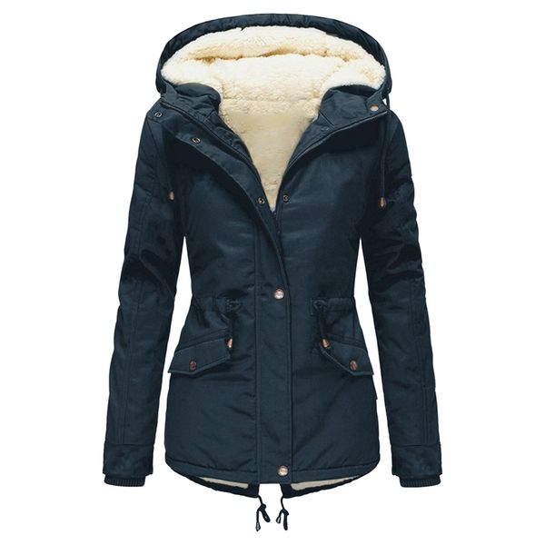 cotton padded jacket black women solid hood fur warm winter coat plus size office ladies retro causal loose parkas outwear 211216
cotton padded jacket black women solid hood fur warm winter coat plus size office ladies retro causal loose parkas outwear 211216