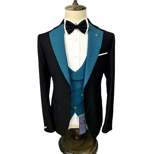 men's suits & blazers costume slim fit men business groom sky blue tuxedos for formal wedding jacket pant vest 3 pieces, White;black
men's suits & blazers costume slim fit men business groom sky blue tuxedos for formal wedding jacket pant vest 3 pieces, White;black