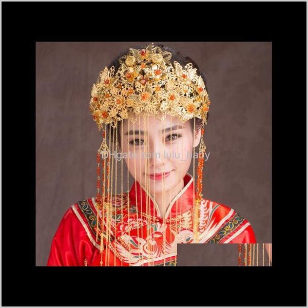 tiaras jewelry drop delivery 2021 ancient costume headdress chinese style bride wedding crown hair accessories ilcer, White;golden
tiaras jewelry drop delivery 2021 ancient costume headdress chinese style bride wedding crown hair accessories ilcer, White;golden